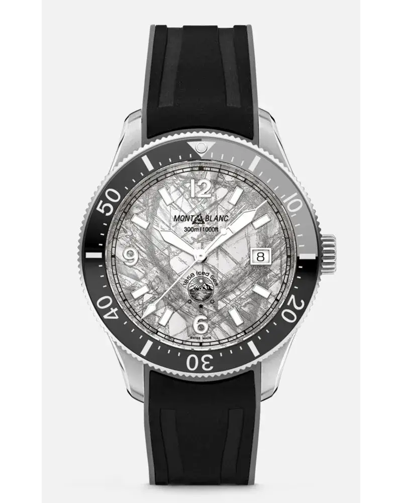 Montblanc 1858 Iced Sea Automatic Date Grau