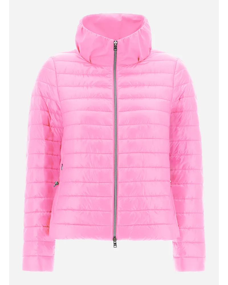 Herno Nylon Ultralight Und Techno Taffetà Bomberjacke Rosa