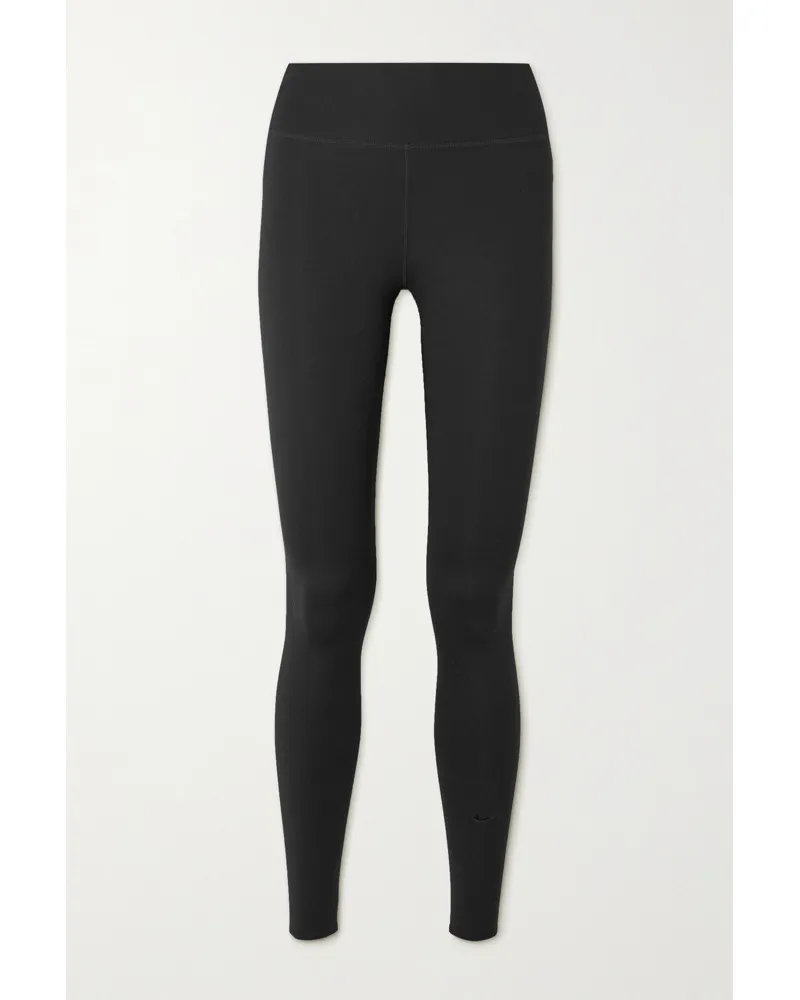 Nike One Luxe Stretch Leggings Aus Dri Fit Material Schwarz