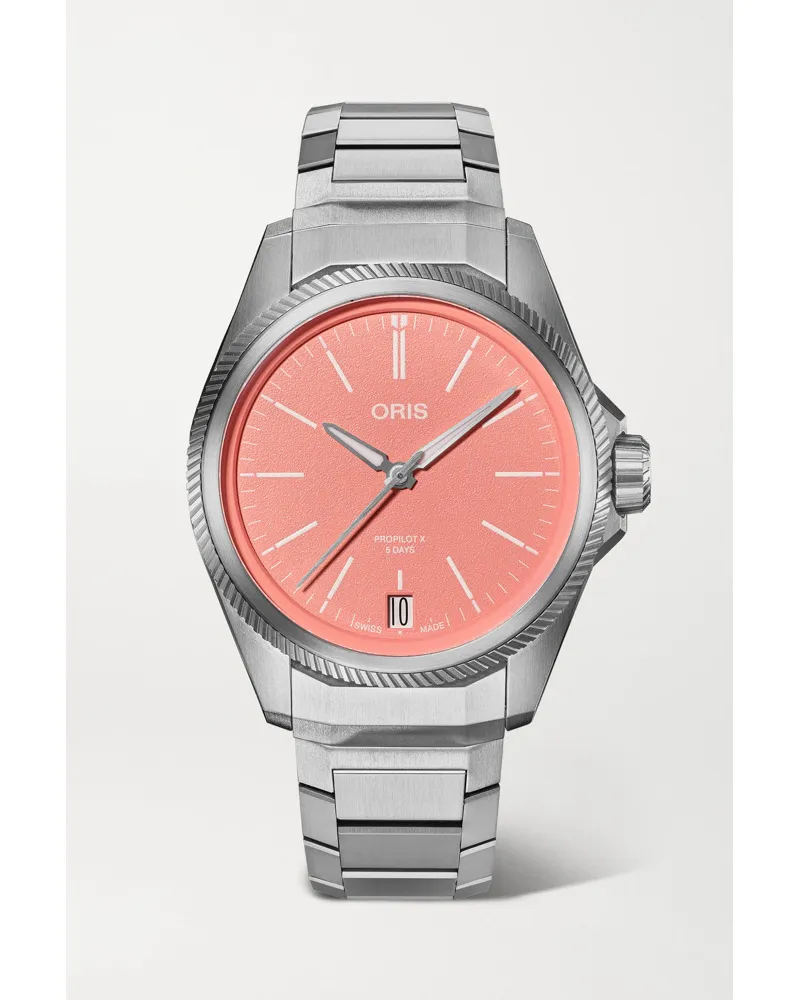 ORIS Propilot X Calibre 400 Automatic 39 Mm Uhr Aus Titanium Rot