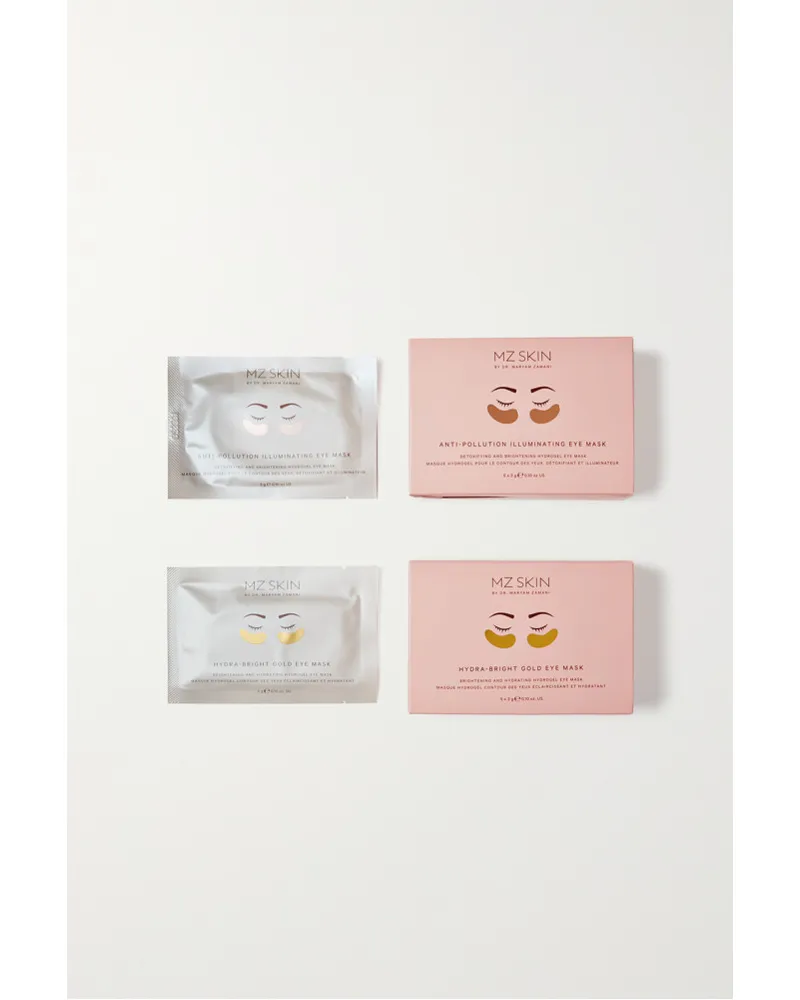 MZ Skin Protect & Brighten Eye Mask Duo Set – Aus Zwei Augenmasken Farblos