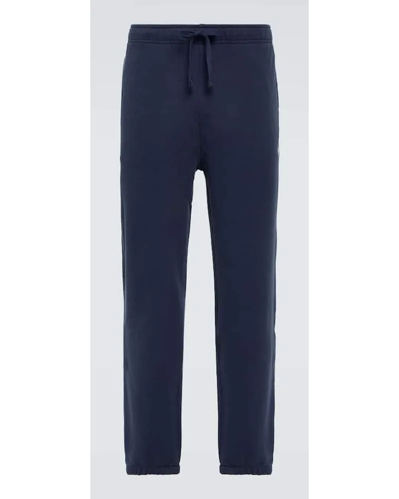Ralph Lauren Jogginghose Aus Baumwoll Jersey Blau