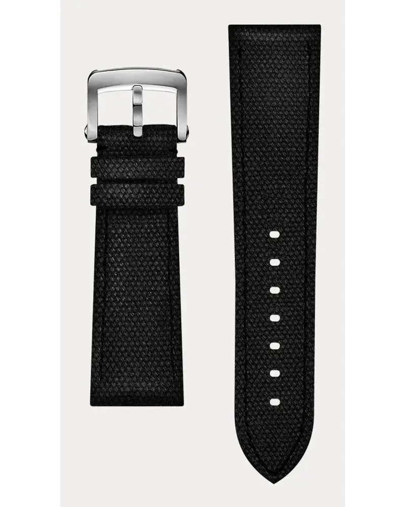 Ralph Lauren Uhrarmband Aus Segeltuch Black