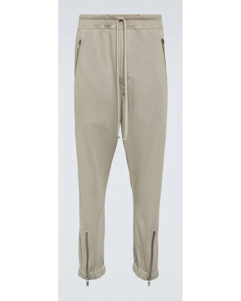 Rick Owens Jogginghose Aus Baumwoll Jersey Beige