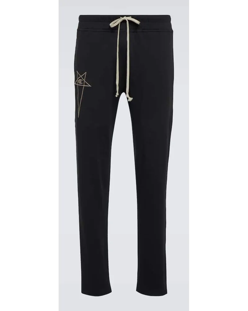 Rick Owens Jogginghose Aus Baumwolle Schwarz
