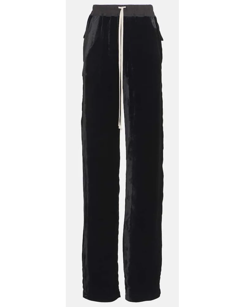 Rick Owens Jogginghose Dietrich Aus Crepe Schwarz