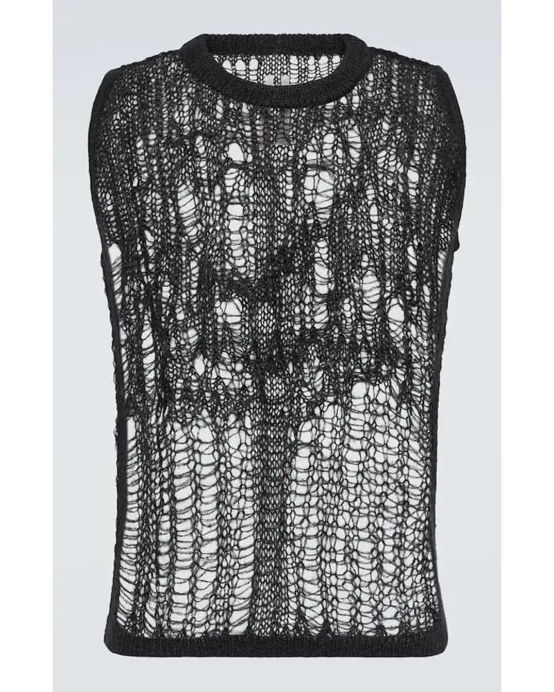 Rick Owens Top Aus Einem Mohairgemisch Schwarz