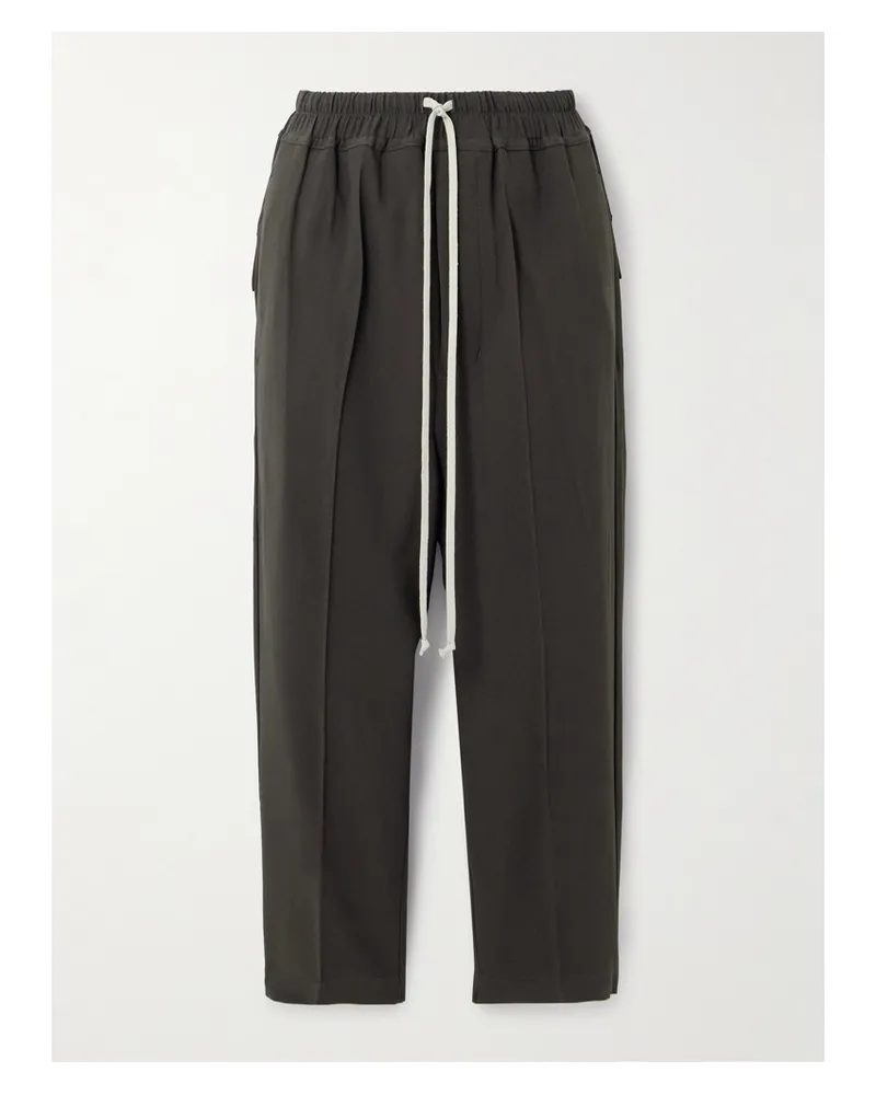 Rick Owens VerküRzte Hose Aus CrêPe Grau