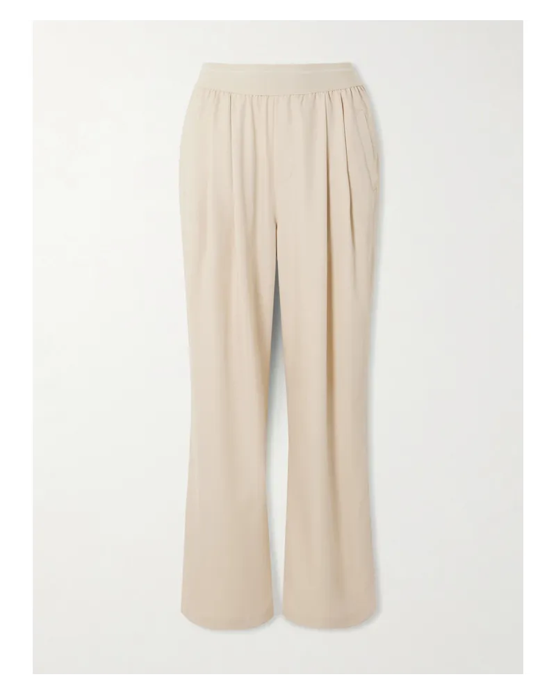Varley Riggs Hose Aus Jersey Mit Geradem Bein Creme