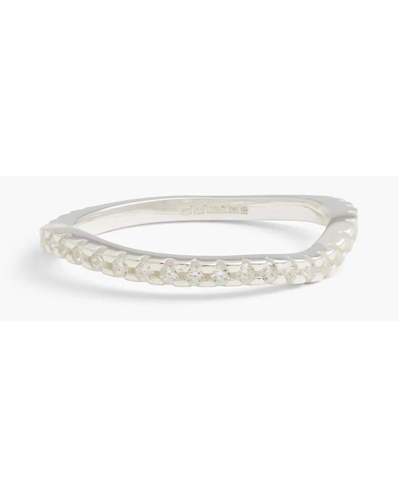 Cornelia Webb Ring Aus Recyceltem Sterlingsilber Mit Siamite Metallic