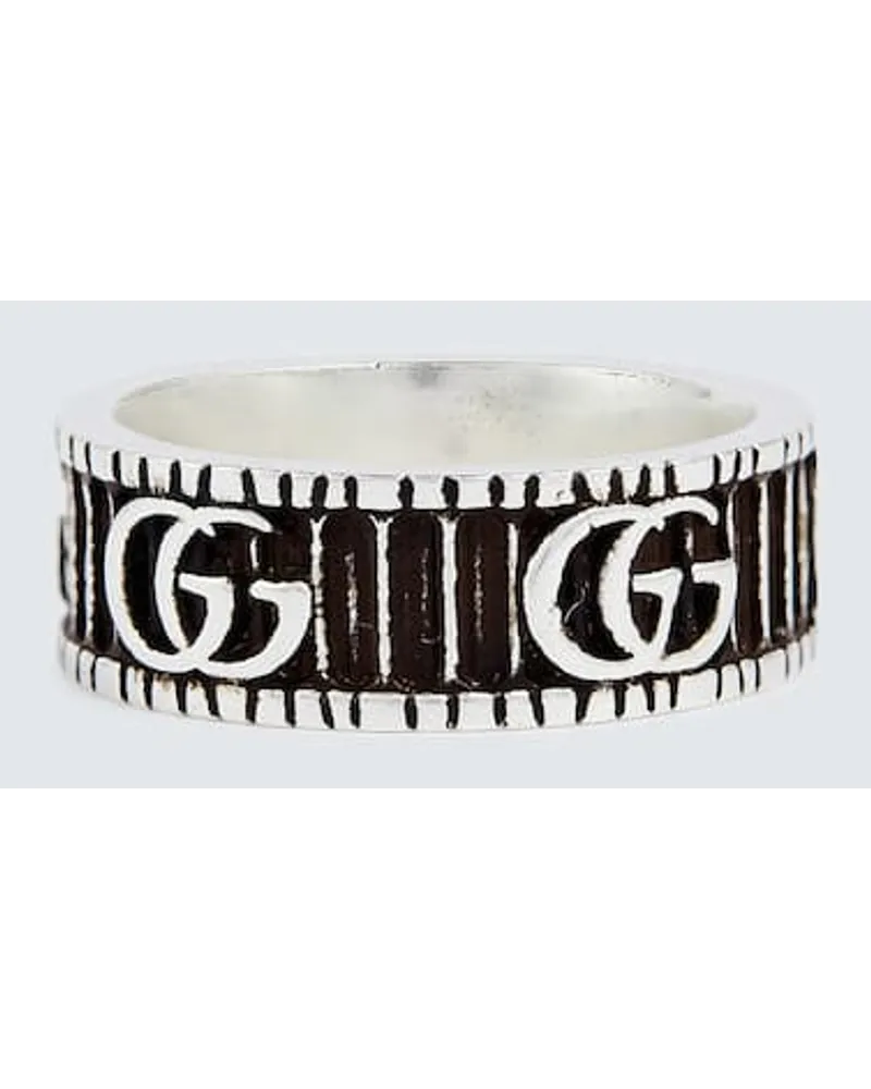 Gucci Ring Double G Marmont Aus Sterlingsilber Silber