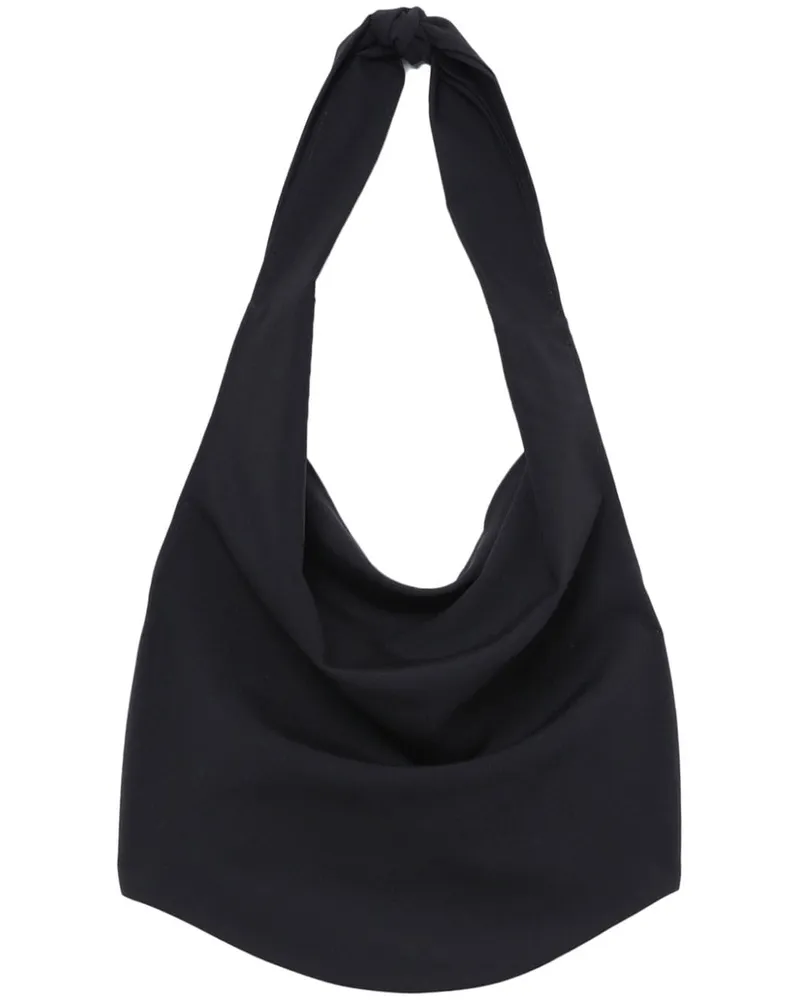Rokh Drapiertes Neckholder Top Schwarz