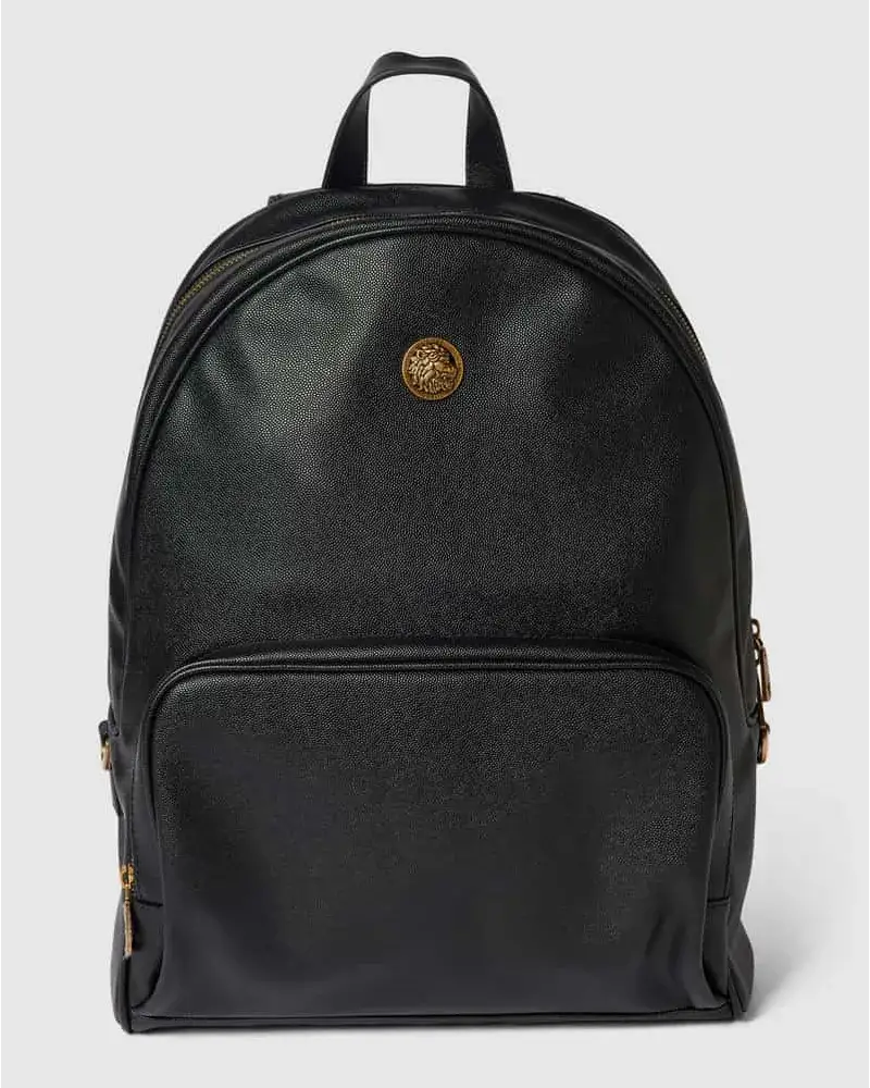 Guess Rucksack Mit Label Applikation Modell 'King Black