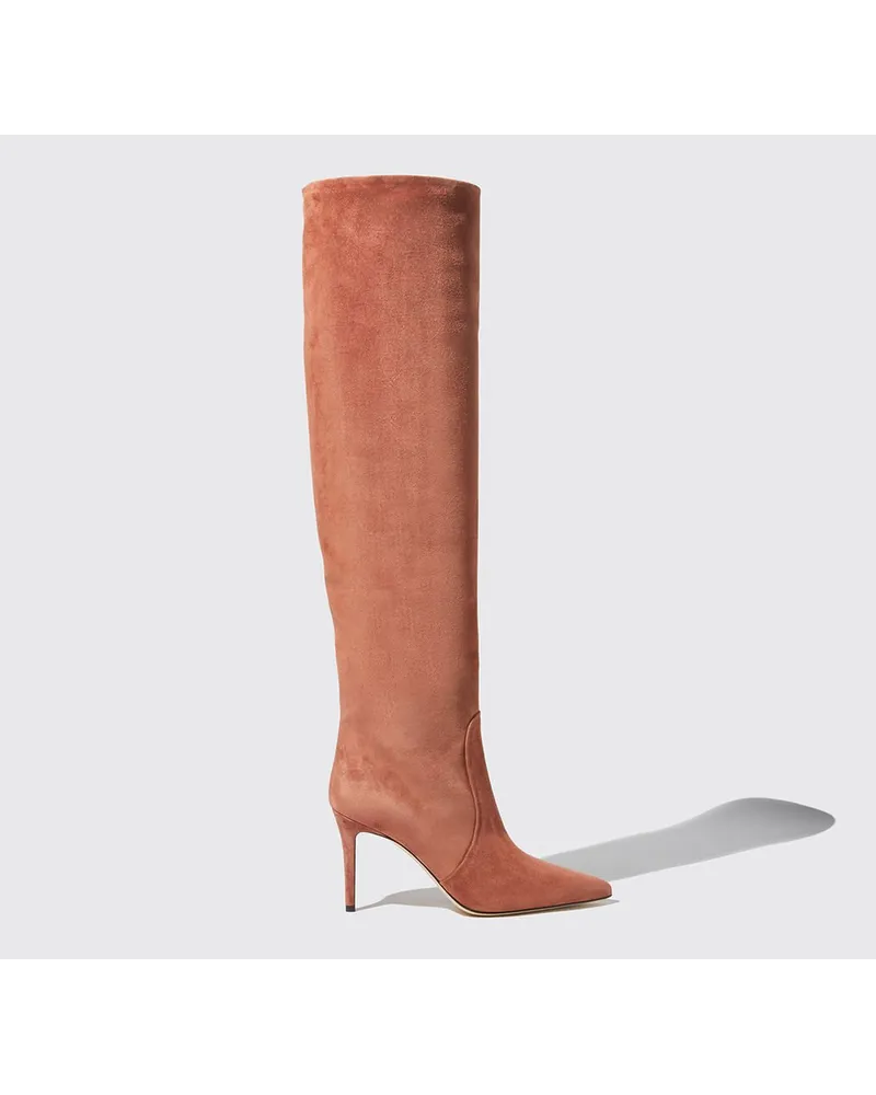 Scarosso Carra Powder Suede Puderrosa