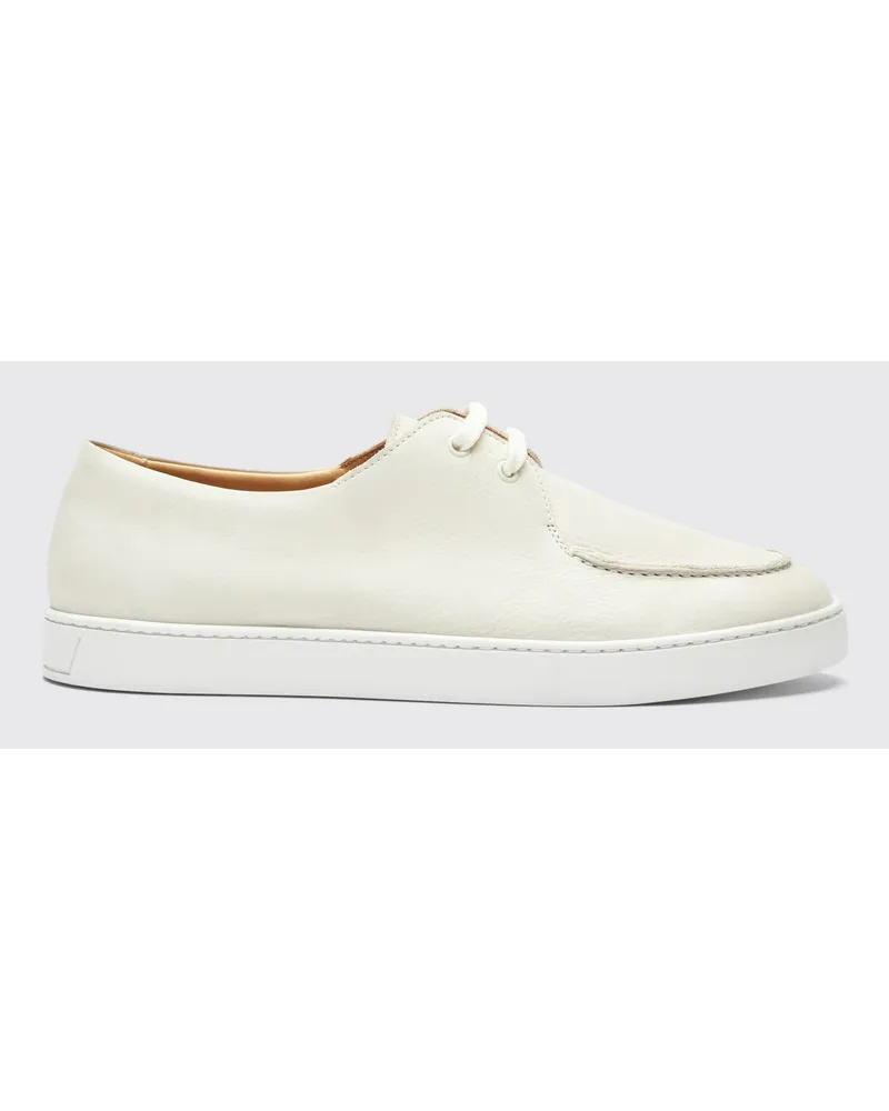 Scarosso Chad Off White Nubukleder Weiß