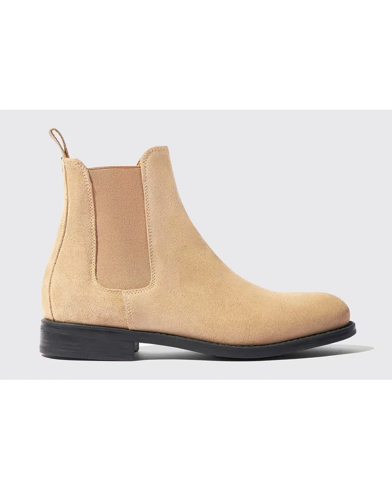 Scarosso Claudia Beige Veloursleder