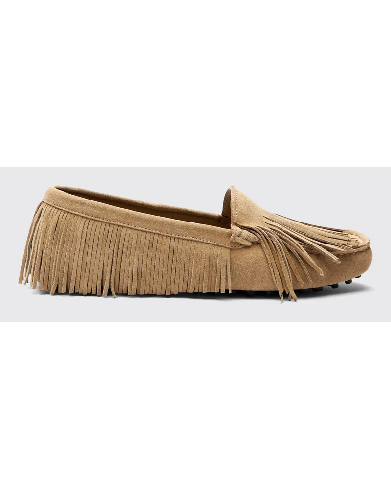 Scarosso Cochise Beige Veloursleder