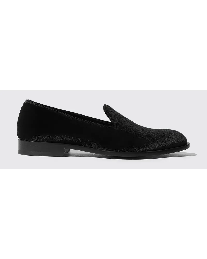 Scarosso George Black Velvet Schwarz