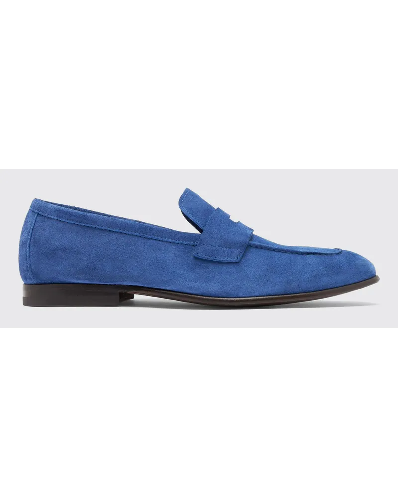 Scarosso Gregory Blau Veloursleder