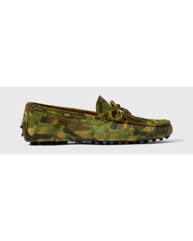 Scarosso James Camo Suede Tarnmuster