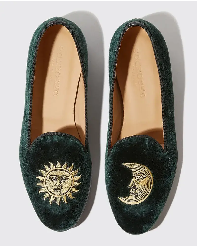 Scarosso Jordan Green Velvet GrüN