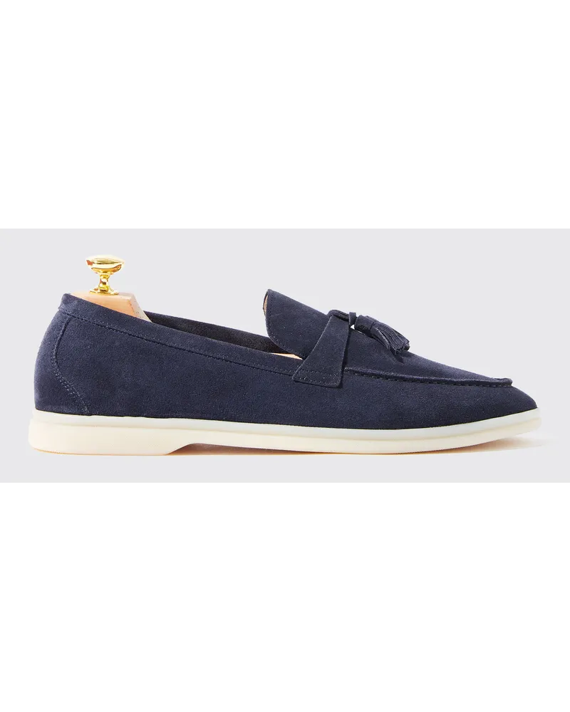 Scarosso Leandro Blu Scamosciato Blau