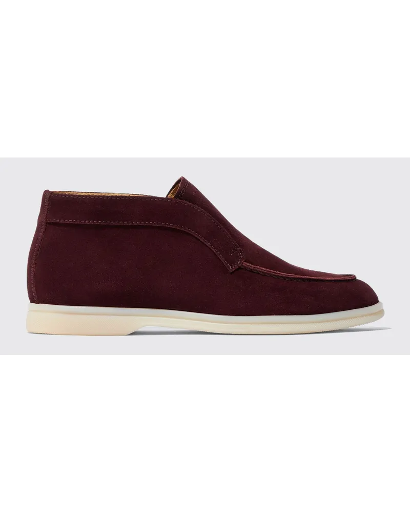 Scarosso Leonarda Bordeaux Veloursleder
