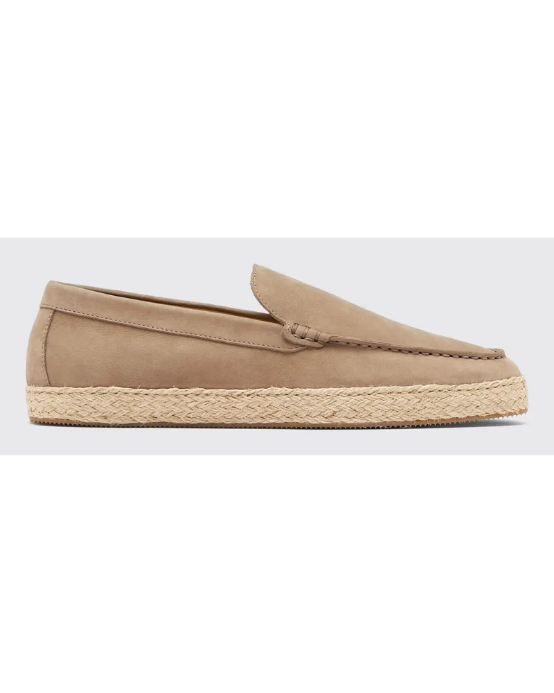 Scarosso Lino Taupe Nubukleder