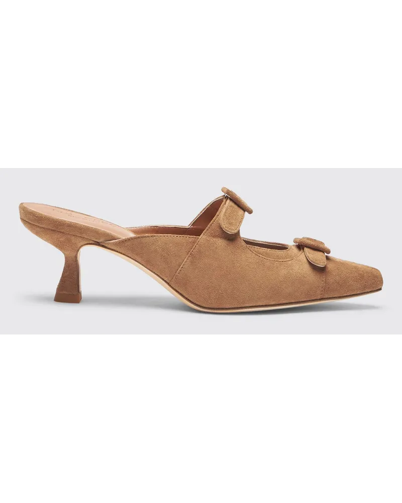 Scarosso Liz Hellbraun Veloursleder