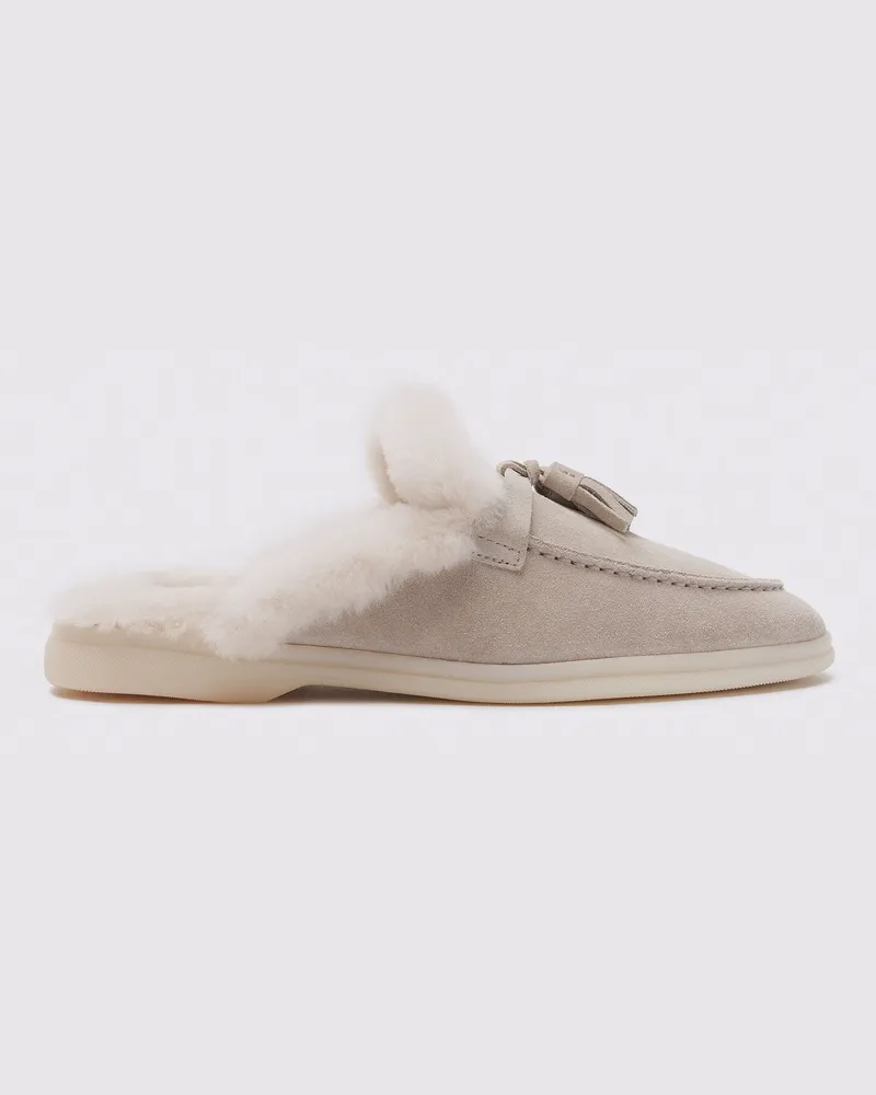 Scarosso Lucrezia Fur Sand Veloursleder