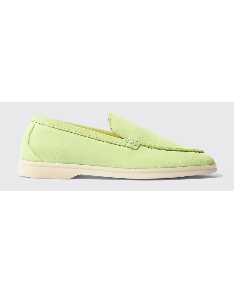 Scarosso Ludovica Green Matcha Veloursleder