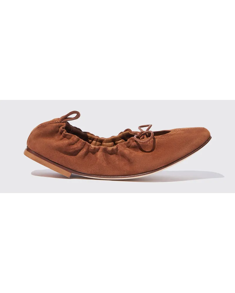 Scarosso Margot Hellbraun Veloursleder