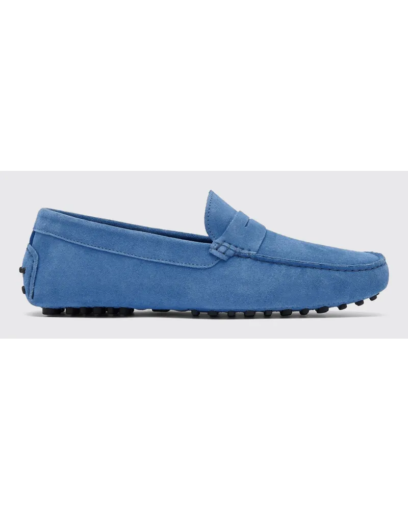 Scarosso Michael Hellblau Veloursleder