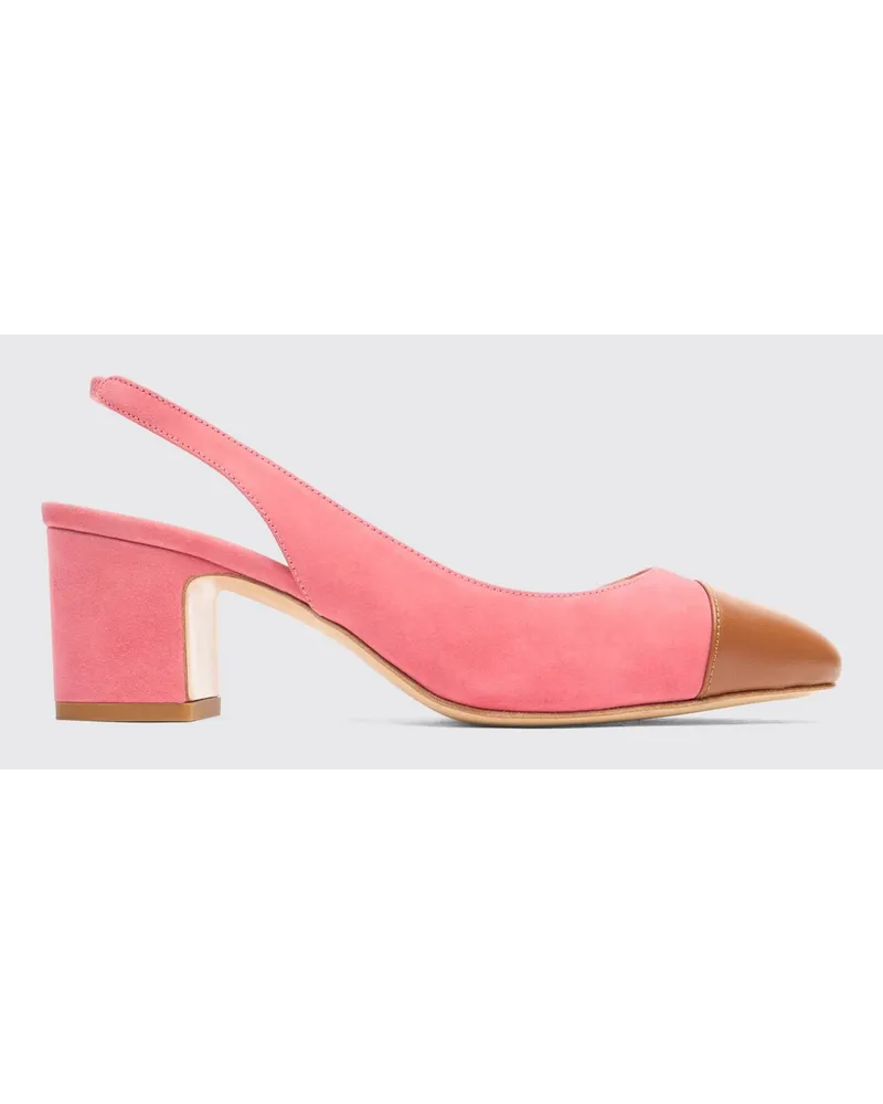 Scarosso Miranda Rosa Veloursleder