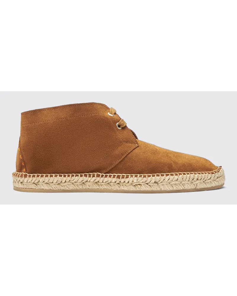 Scarosso Mojave Hellbraun Veloursleder