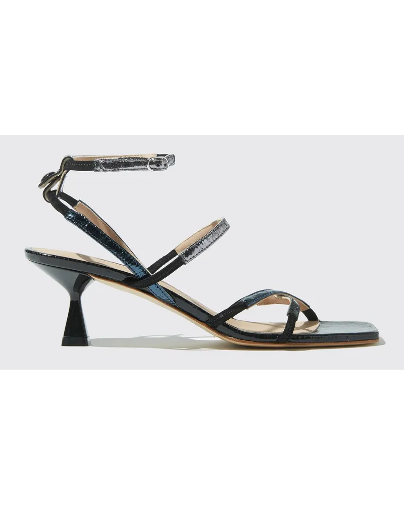 Scarosso Sally Black Metallic Schwarz