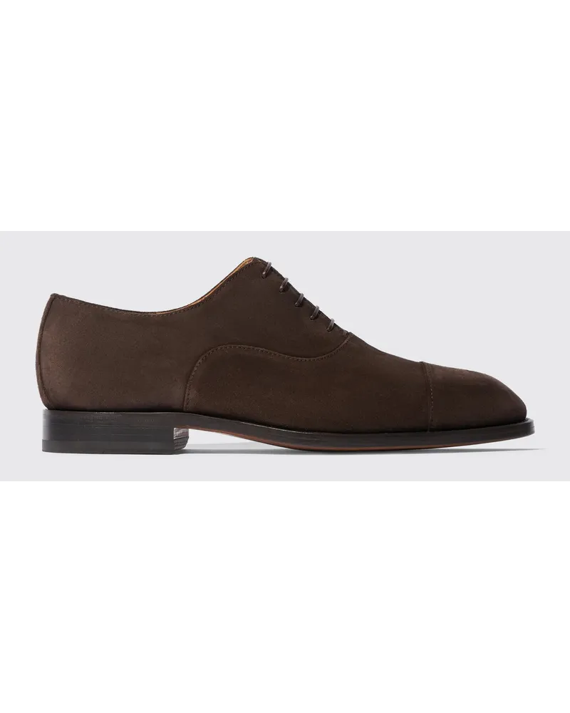 Scarosso Salvatore Braun Veloursleder