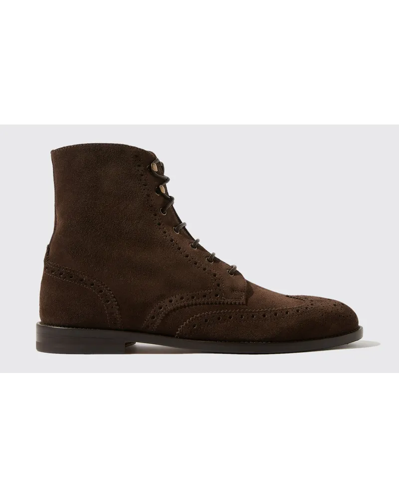 Scarosso Stefania Marrone Scamosciata Braun