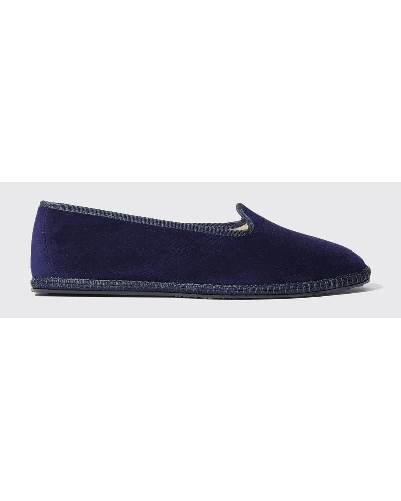 Scarosso Valentino Blu Velluto Blau