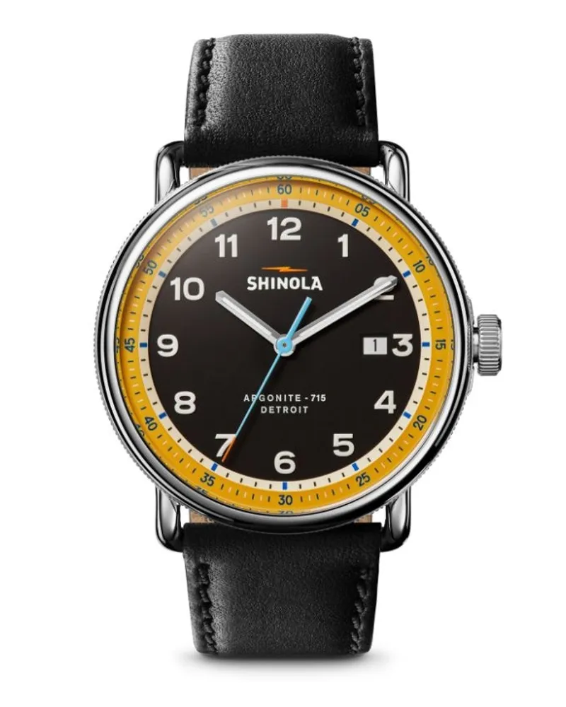 SHINOLA The Canfield 43mm Schwarz
