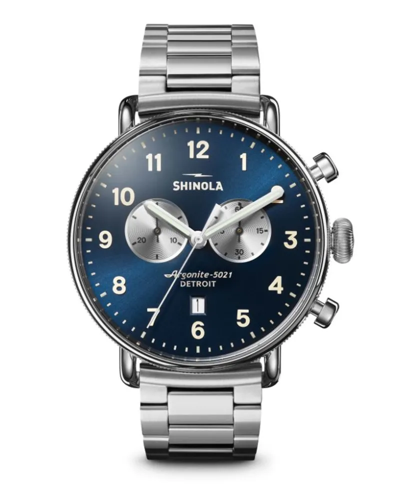 SHINOLA The Canfield Chrono 43mm Silber