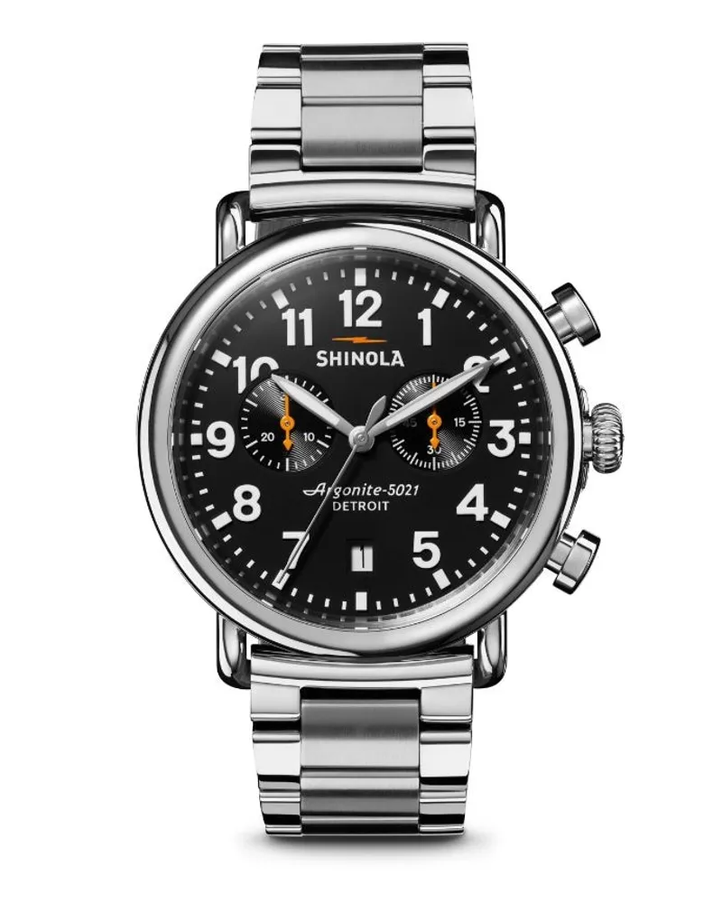 SHINOLA The Runwell Chronograph 41mm Schwarz