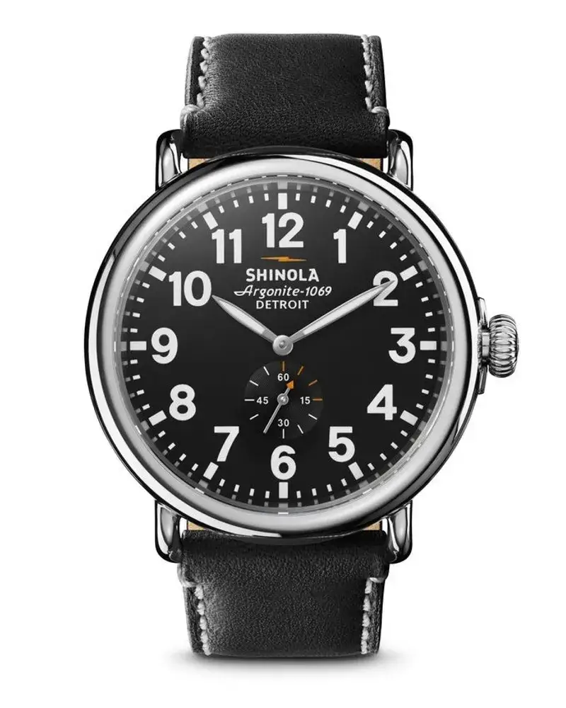 SHINOLA The Runwell Chronograph 47mm Schwarz