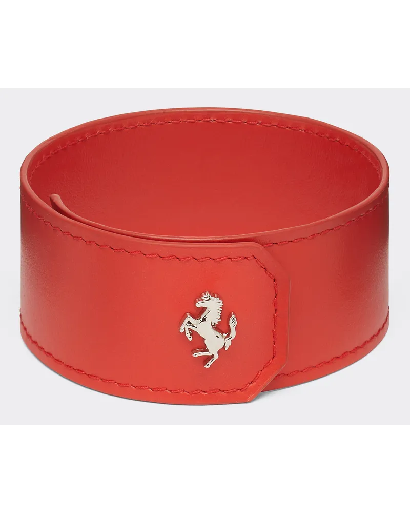 Ferrari Slap Armband Aus Glattleder ArmbäNder Rosso Dino