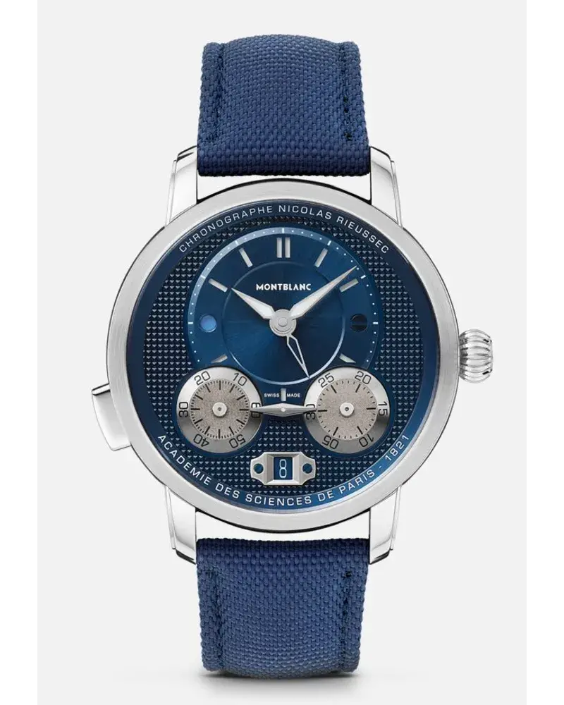 Montblanc Star Legacy Nicolas Rieussec Chronograph 43 Mm Blau