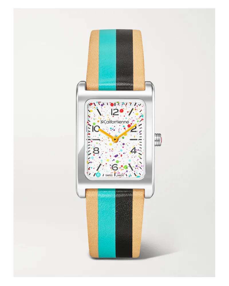 laCalifornienne The Dial Artist Daybreak 24 Mm Uhr Aus Edelstahl Blau