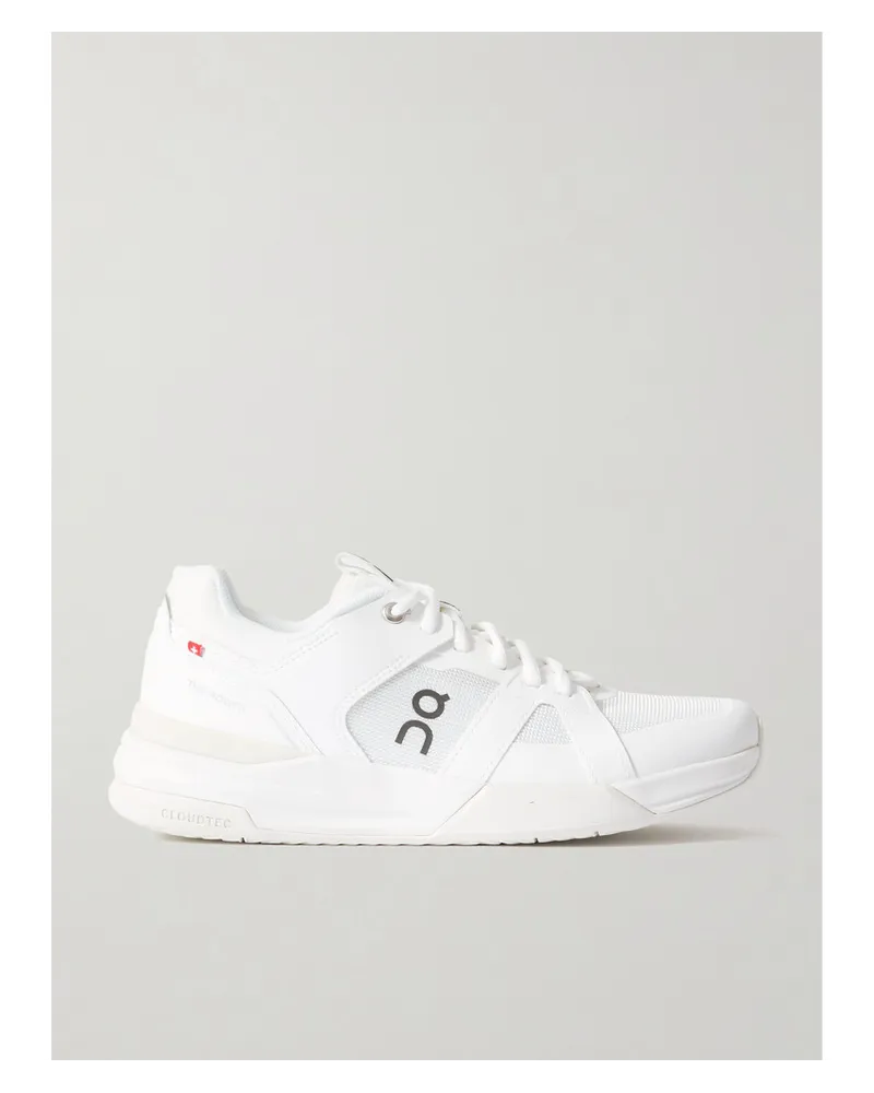ON Running The Roger Clubhouse Pro Sneakers Aus Mesh Weiß