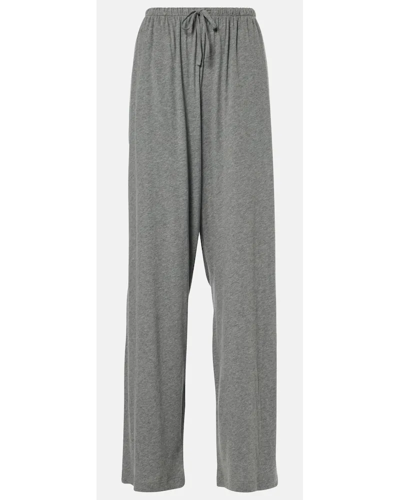 The Row Jogginghose Lanuit Aus Baumwolle Grau