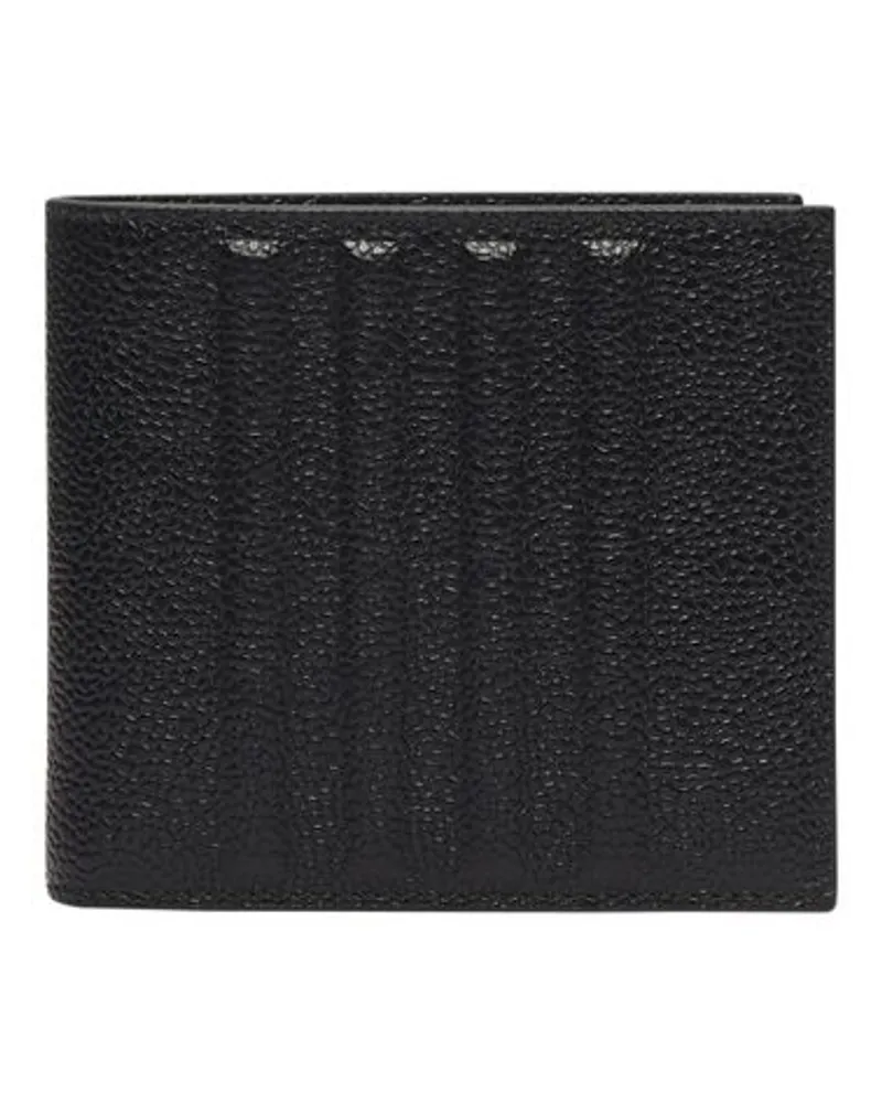 Thom Browne Brieftasche 4 Bar Black