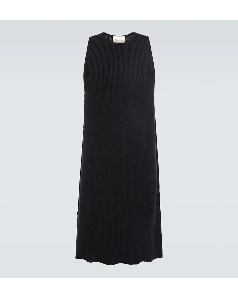 Nanushka Top Zeno Aus Einem Baumwollgemisch Schwarz
